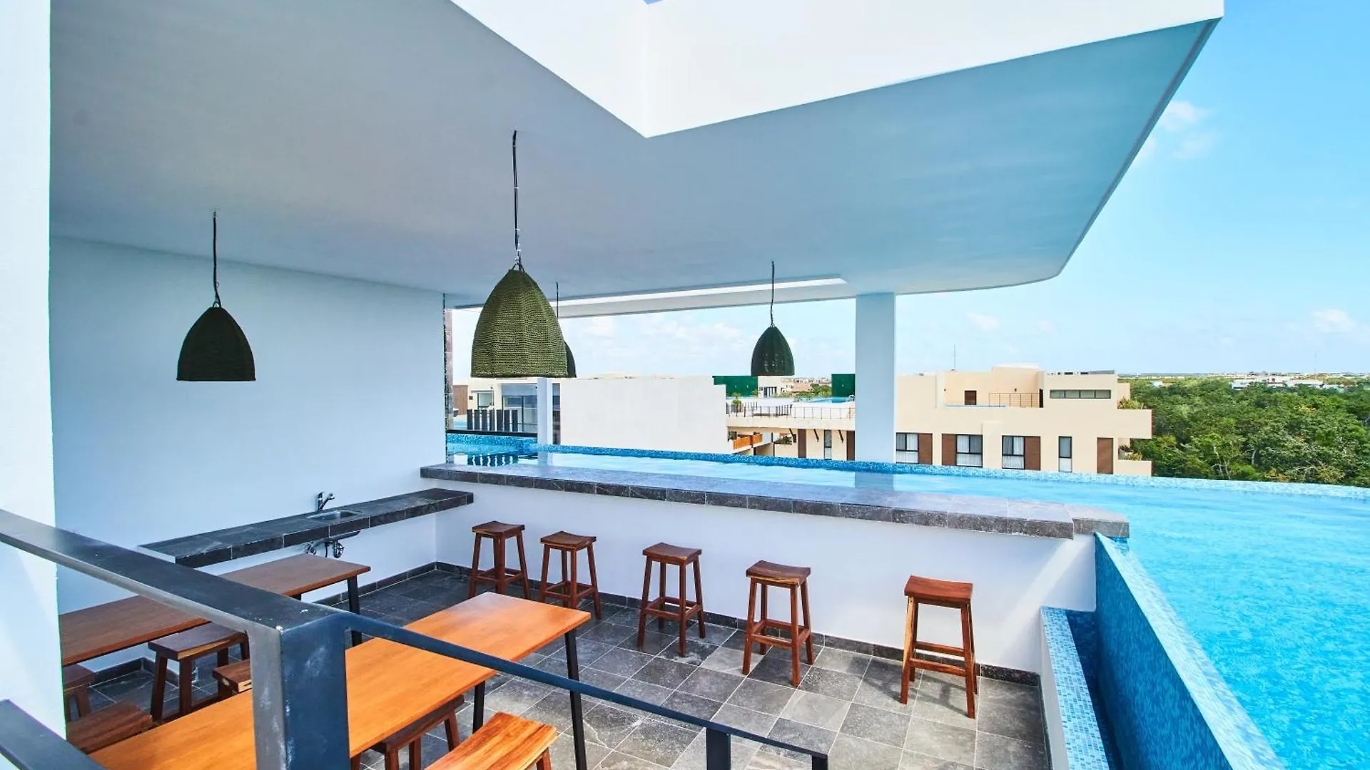アパート トゥルムLuxury Penthouse With Private Pool In Aldea Zamaアパートメント メキシコ